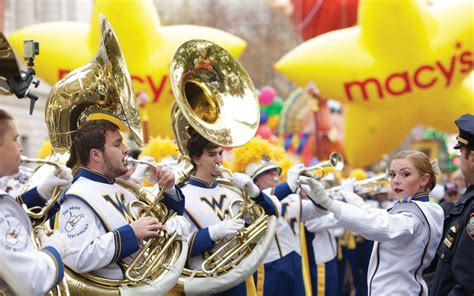 Mountaineer Marching Band Takes On Macys Thanksgiving Day Parade