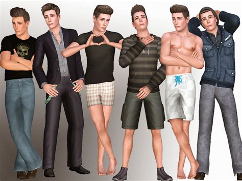 Sims And Just Stuff Nash Grier For Sims 3 By Squarepeg56