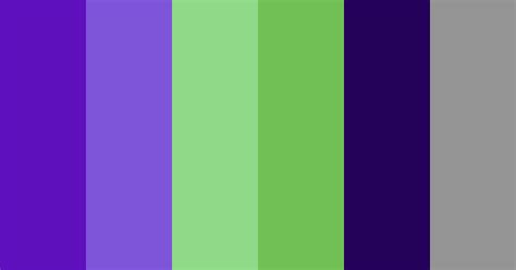 Modern Purple Green Color Scheme Blue