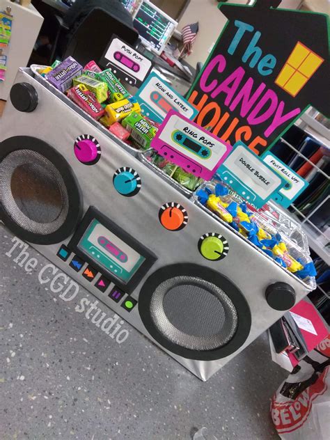 Boom Box Candy Display 80s Party Decorations 80s Theme Party 90s Theme Party