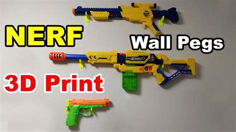 We built some nerf gun wall storage for my nerf gun collection. Nerf Gun Rack Wall Mounted - Nerf Storage Organization Ideas For Blasters Accessories / This ...