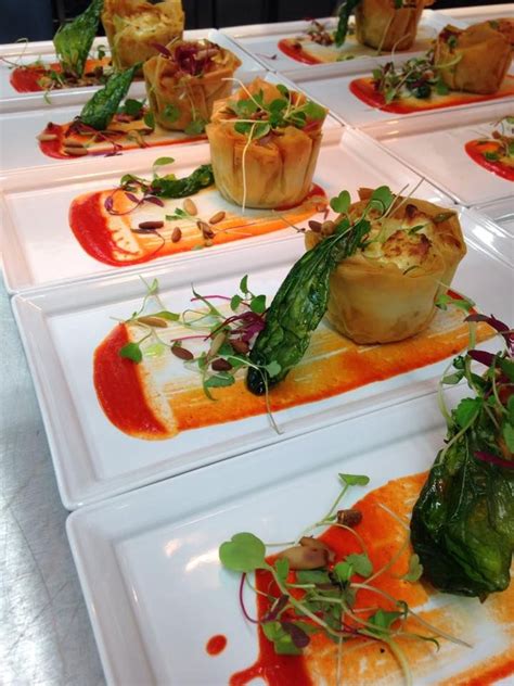 Prepare to fend off jealous carnivores trying to get in on this delicious veggie grilling action. Vegetarian Goats Cheese Tartlet, Galloping Gourmet | Food plating, Fine dining recipes, Food ...