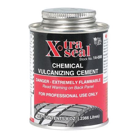 Xtra Seal Tire Repair Cement, Flammable, 8 Oz. 14-008 | Zoro.com