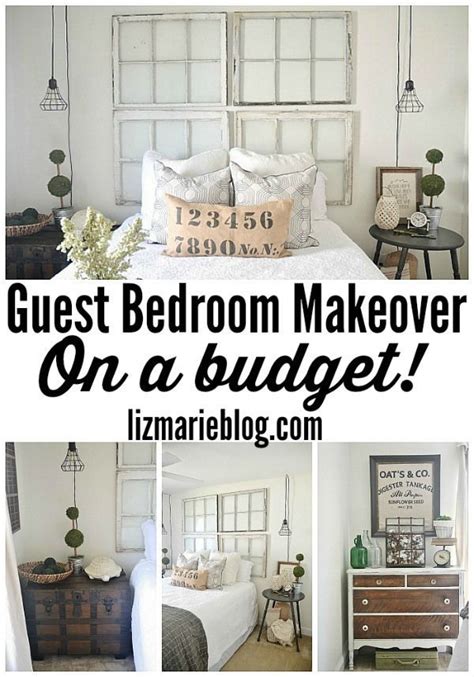 Get design inspiration for painting projects. Guest Bedroom makeover on a budget! See how thrifted finds ...