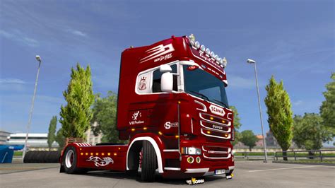 Ets Scania By Rjl Paintjob With Choiceable Color V Skins Mod F R