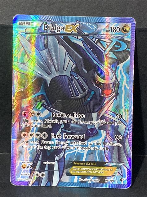 Mavin Dialga Ex Pokemon Card Plasma Blast Holo Rare Full Art 99101