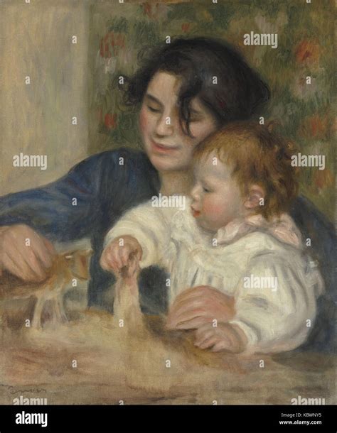 Auguste Renoir Gabrielle And Jean Stock Photo Alamy