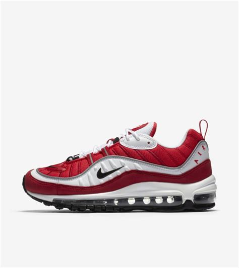Nike Womens Air Max 98 White And Gym Red Release Date Nike Snkrs Lu