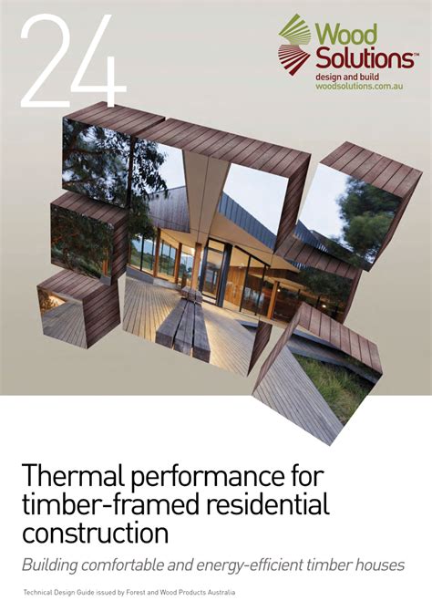 Pdf Thermal Performance For Timber Framed Residential Construction