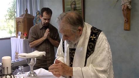 Fr Peter Rookey Gives Final Blessing At Office Mass 7 7 12 Youtube