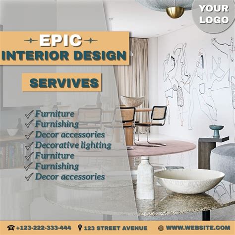 Interior Design Template Postermywall