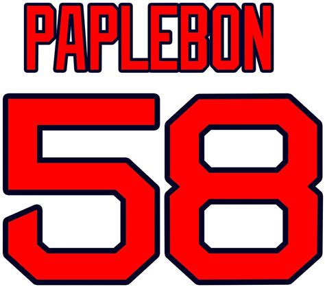 Jonathan Papelbon Boston Red Sox Jersey Number Kit Authentic Home