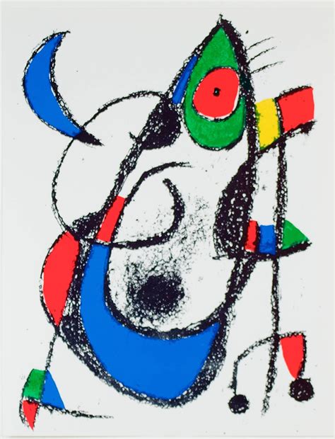 Joan Miró Le Sourire Aux Ailes Flamboyantes For Sale At 1stdibs