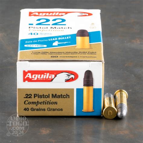 22 Long Rifle Lr Ammunition For Sale Aguila 40 Grain Lead Round Nose