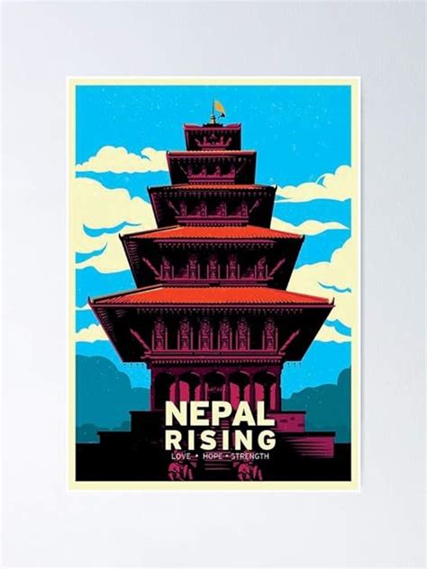 Nalana Vintage Nepal Tourism Poster Posters And Prints