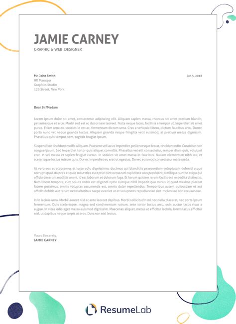 Cover Letter Download Template Word Animeras