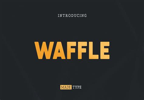 Made Waffle Font Upfonts