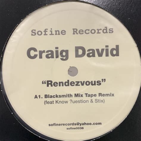 Craig David Rendezvous Blacksmith Mix Tape Remix 12 Fatman