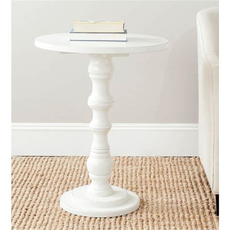 Safavieh Greta Off White End Table Amh6603a The Home Depot