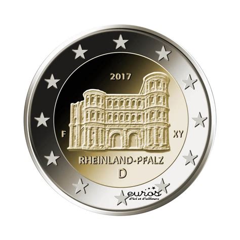 2 Euros Commémorative 2017 Rhénanie Palatinat Unc