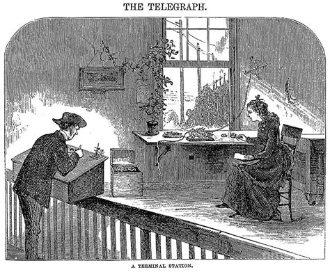 Telegraph Office 1873 Photograph By Granger Fine Art America