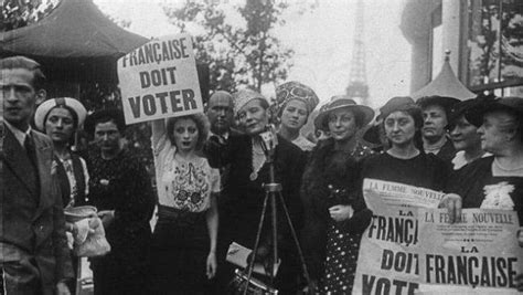 Discrète Célébration Des 75 Ans Du Droit De Vote Des Femmes En France