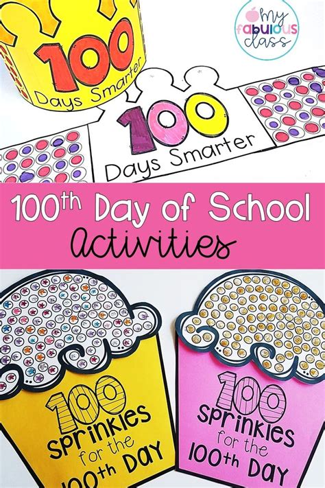 100th Day Of Schools Activities For Kindergarten And 1st Grade 100th