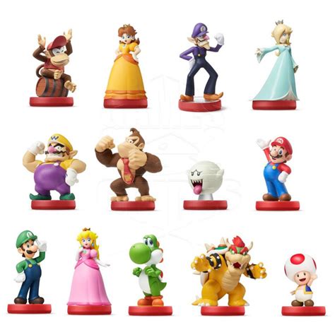 Nintendo Amiibo Super Mario Kollektion Komplett 13 Figuren Neuandovp Ebay