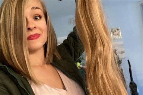 Real Life Rapunzel Goes Viral After Cutting Her 4ft Long Hair For First Time In 19 Years