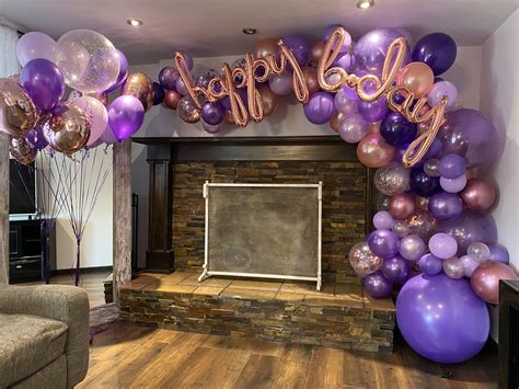 Purple Birthday Decorations