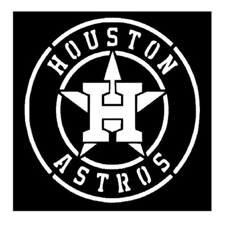 Houston Astros Baseball Icon Logo Sticker Decal 6