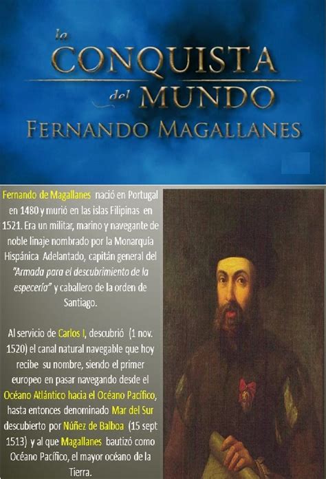 El Rincón De Yanka Fernando De Magallanes La Conquista Del Mundo