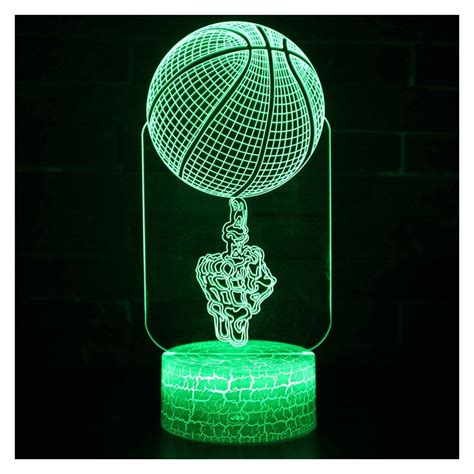 Lampe 3d Basketball Ballon Livraison Gratuite