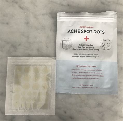 We Tried Peach Slices Acne Spot Dots
