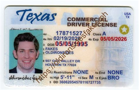 Oldironsidesfakes Ph Texas Driver Licenseold Tx O21 Cdl