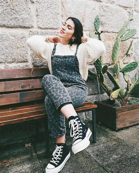 Converse Style No Instagram “elevate Your Look With Statement Overalls And A Platform Chuck