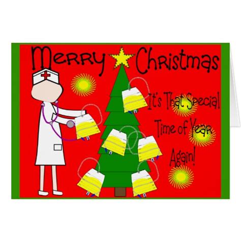 Nurse Funny And Twisted Christmas Humor Card Zazzle