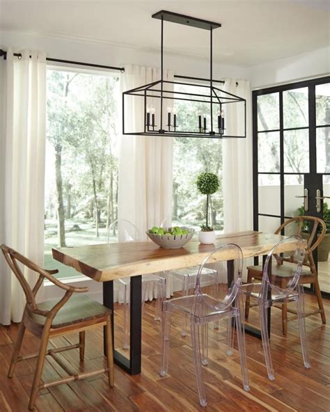 To highlight black or white modern furnishings, consider a pendant light with a colored drum shade for the perfect amount of contrast. Best 25+ Linear chandelier ideas on Pinterest | Dining ...