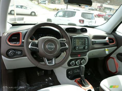 Bark Brownski Gray Interior 2015 Jeep Renegade Latitude 4x4 Photo