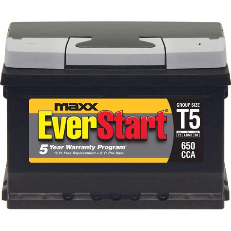 EverStart Maxx Lead Acid Automotive Battery Group T5 BrickSeek