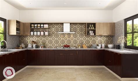 Length of each 'leg' can be adjusted to your layout. What Affects Your Modular Kitchen Price? | Laminate kitchen, U shaped kitchen, Interior design ...