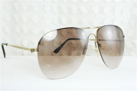Vintage 70s Mens Sunglasses 80s Aviator Sunglass By Diaeyewear