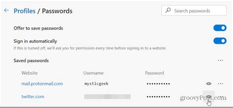 How To View All Passwords Saved In Microsoft Edge Edge Manage Windows