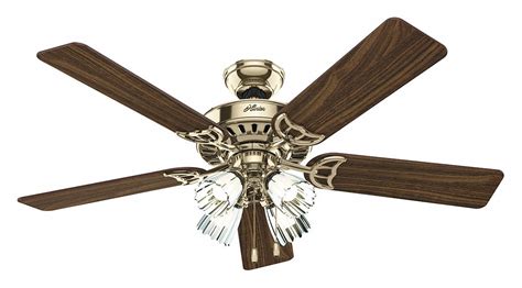 The founder, john hunter, was the inventor of the ceiling fan in 1886. HUNTER Decorative Ceiling Fan, 52", Number of Blades 5 ...