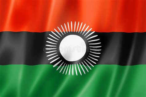 Bandeira De Malawi Ilustração Stock Ilustração De Cetim 151594926