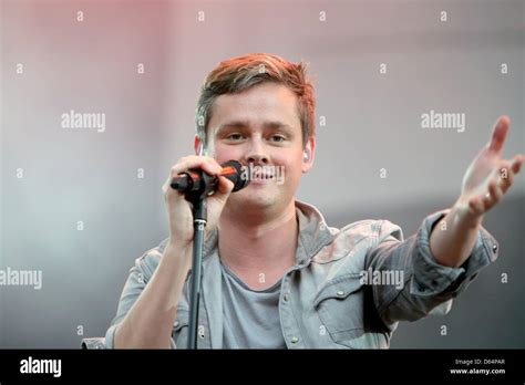 Singer Tom Chaplin Of British Rock Band Keane Performs On The First