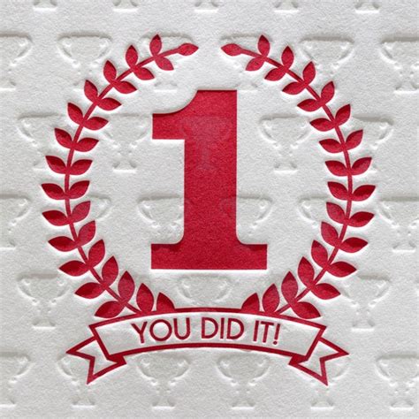 Congratulations you did it 95759 gifs. Letterpress Congratulations You Did It in Red by letterpress