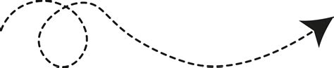 Dashed Line Arrow 10856776 Png