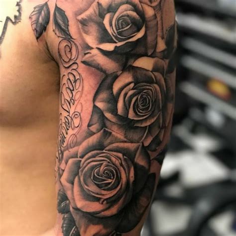We did not find results for: Tattoo uploaded by gabriel luquin | Rose quarter sleeve tattoo #religioustattoo #blackandgrey # ...