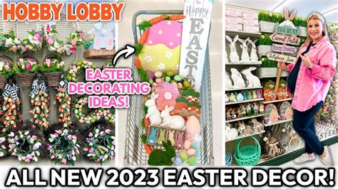 New 2023 Hobby Lobby Easter Decor 🐰💛 Easter Decorating Ideas
